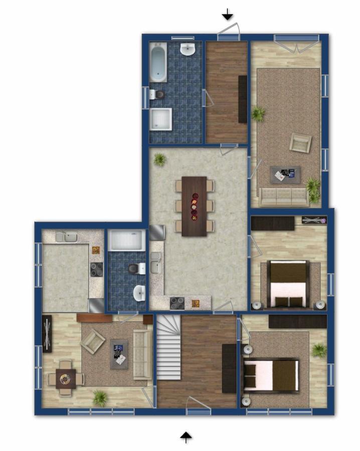 Ferienwohnung Annas-Huus Nordstrand Exterior foto